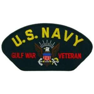  U.S. Navy Gulf War Veteran Hat Patch 2 3/4 x 5 1/4 
