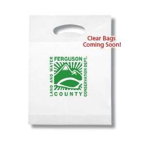  Biodegradable Die Cut Bag   12 x 9   250 with your logo 