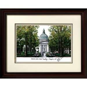  US Naval Academy Alma Mater Framed Lithograph Sports 
