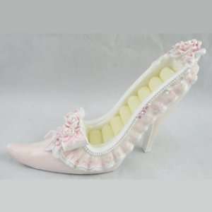  Jewelry Stand/Porcelain Shoe Rings Holder,Pink