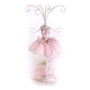    14 Ballet Ballerina Jewelry Stand, Holder Pink