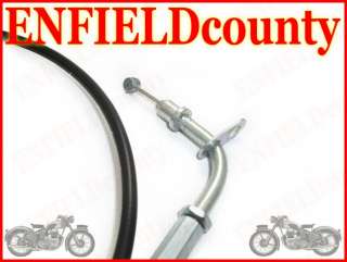 NEW ROYAL ENFIELD 5 SPEED L BEND THROTTLE CABLE 500825b  