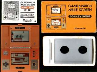 Game & Watch (DONKEY KONG) handheld by Nintendo. From 1982. Tested 