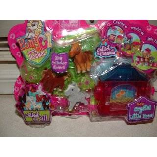 Pony in My Pocket Crystal Little House ~ Bailey, Cameron & Shiloh 