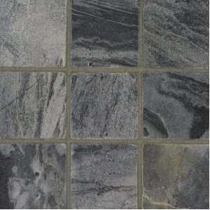 Arizona Tile 4 by 4 Inch Tumbled Quartzite Tile, Ostrich Grey, 6 Total 