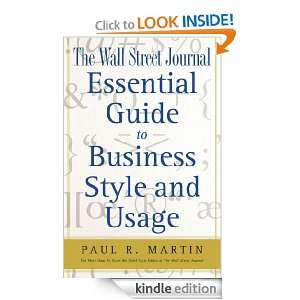 The Wall Street Journal Essential Guide to Business St (Wall Street 