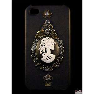  Bling, Crystal, Bling, Crystal, iPhone 4 Faux Leather Back 