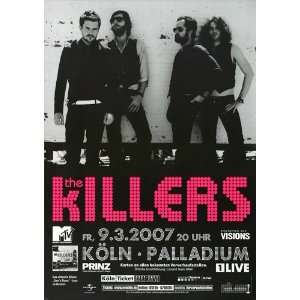  Killers, The   Hot Fuss 2007   CONCERT   POSTER from 