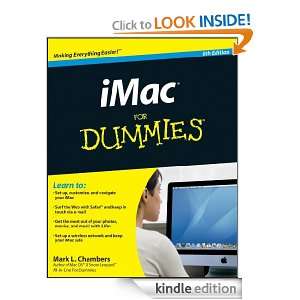 iMac For Dummies (For Dummies (Computers)) Mark L. Chambers  