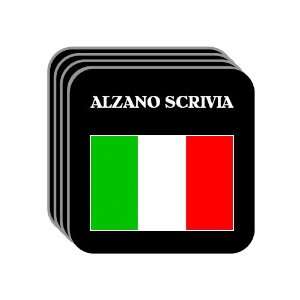  Italy   ALZANO SCRIVIA Set of 4 Mini Mousepad Coasters 