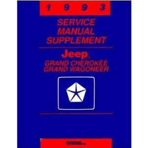  1993 JEEP GRAND CHEROKEE WAGONEER Transmission Shop Manual 