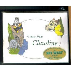   Claudine. Original Watercolor Designs by Key West Artist eMra Wagener