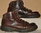 dr martens docs brown leather 7 eye england boots mens