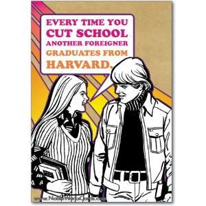  Funny Graduation Card Harvard Humor Greeting Ron Kanfi 