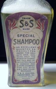 Vintage S&S Hair Shampoo from 1900s never opened ( Barber Shop 