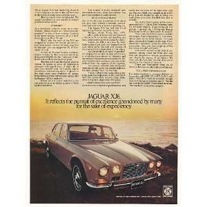  1972 Jaguar XJ6 Reflects Pursuit of Excellence Photo Print 