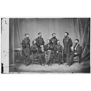  Civil War Reprint Sherman & staff