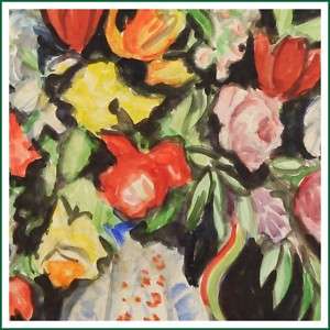 Patricia Rhodes Floral Still Life Watercolour Painting  