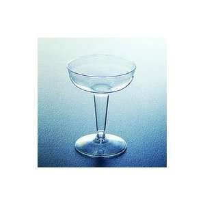  Party Basics™ 4 oz. Clear Plastic Champagne Cups 2 piece 