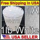 White Crystal Soil 1lb Water Marbles Beads for Plants & Wedding Art 