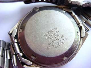Citizen automatic 71 2639 Japan watch defect for parts  