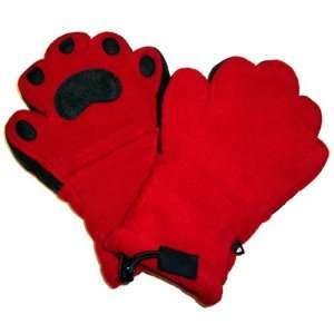  Red Bear Hand Gloves (Y/Small) 