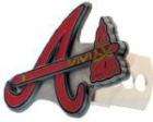 atlanta braves metal hitch cover fits 2 square rece location 