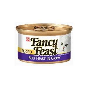  Fancy Feast Sliced Beef in Gravy 24/3 oz cans Pet 