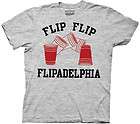ITS ALWAYS SUNNY IN PHILADELPHIA Flipadelphia Flip Cup Licensed T 