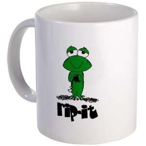  Rip It   Yarn Frog Hobbies Mug by  Kitchen 