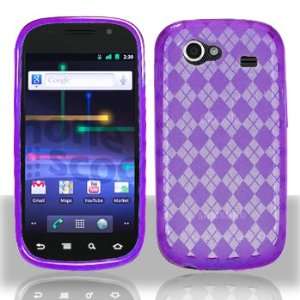 Samsung i9020 Nexus S 4G Crystal Skin Dr. Purple Case Cover Protector 