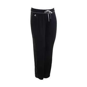  RUSSELL ATHLETIC RPM Piped Pant Womens   Blackness/White 
