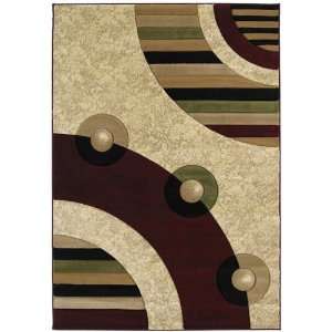   Modern Area Rugs Carpet Electra Burgundy 2x7 Runner Furniture & Decor