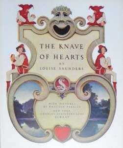 The Knave of Hearts 1925 Parrish Hard Cover with BOX  