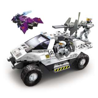 Mega Bloks Halo Kids Warthog Children Car Soldiers Toy Construction 