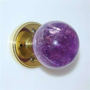 Myterra Hardware DK.PR60.AMET.PVD.234 Gemstone Knob Amethyst