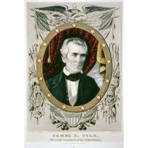   Reprint James K. Polk eleventh President of the United States 1846