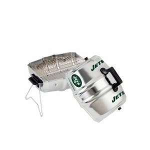    New York Jets Charcoal Keg A Que Tailgate Grill