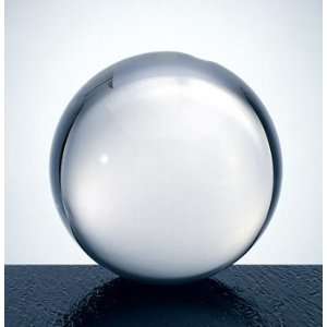 Optical Crystal Clear Sphere Ornament with Flat Bottom 