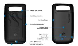  PowerSkin Protective Case with Built in Battery for HTC 