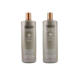  Nioxin System 7 Cleanser & Scalp Therapy Liter Duo, 33.8 