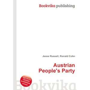  Austrian Peoples Party Ronald Cohn Jesse Russell Books