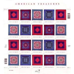  US Stamps American Treasures Amish Quilts 