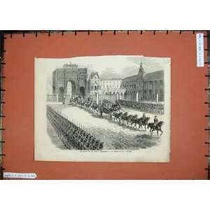 1857 Persian Ambassador Palace Tuileries Army Horses