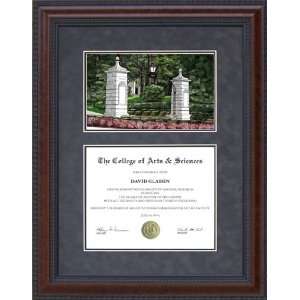  Diploma Frame with Licensed Emory University Campus 