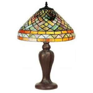  Multicolor Tiffany Style 25 High Table Lamp