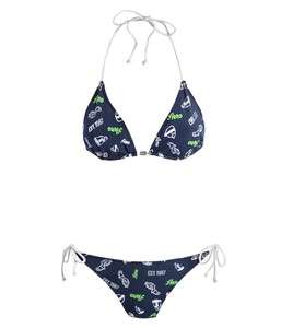 Aeropostale AEO logo NAVY NIGHT Bikini Swimsuit Tops and Bottoms Sizes 