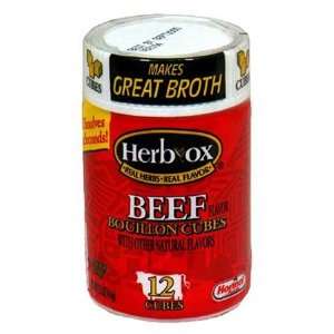 Herb Ox Beef Bouillon Cubes 12 ct   24 Pack  Grocery 