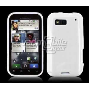 VMG White Premium 1 Pc TPU Hard Rubber Crystal Silicone Skin Case for 