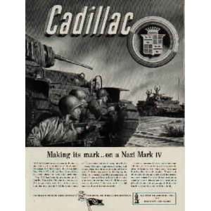 Cadillac Built Army M 5 light tanks  Making its mark  on a Nazi 